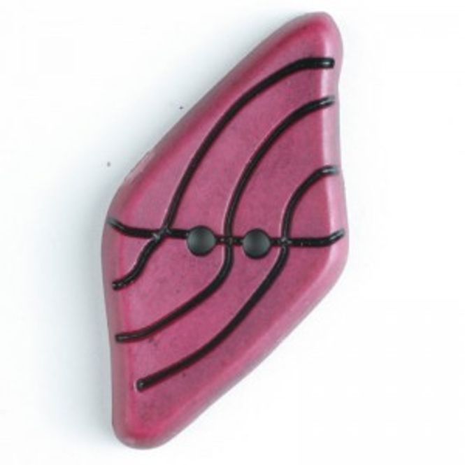 Hovedbilde Knapp, 55mm vinrød