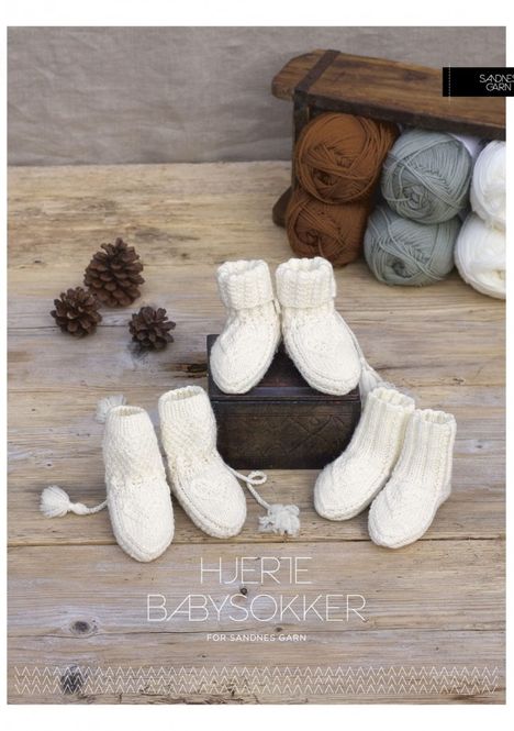 Hovedbilde Hjerte babysokker