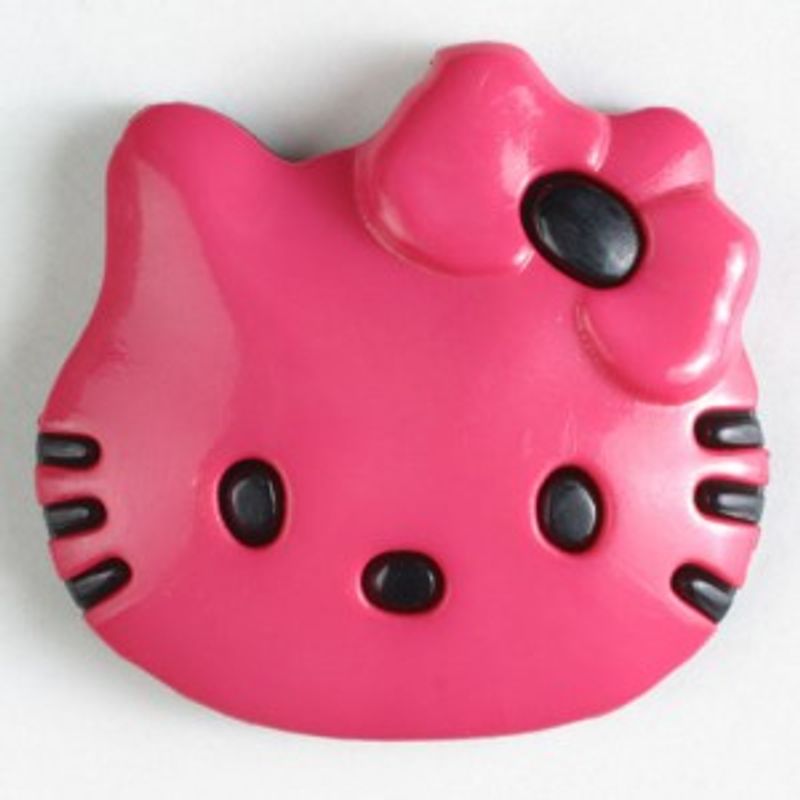 Knapp, 20mm HelloKitty,rosa