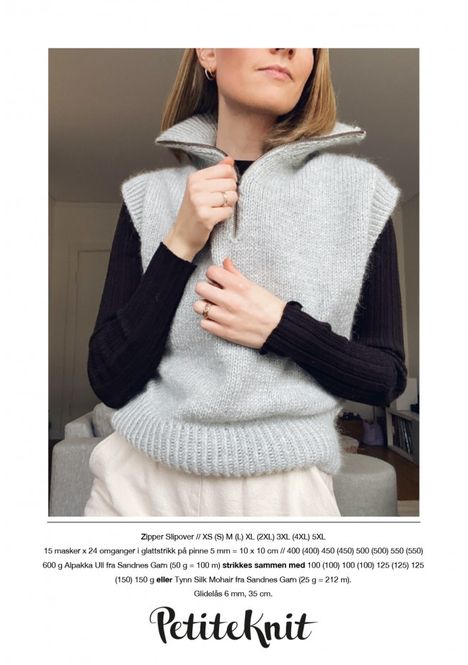 Hovedbilde PetiteKnit Zipper Slipover